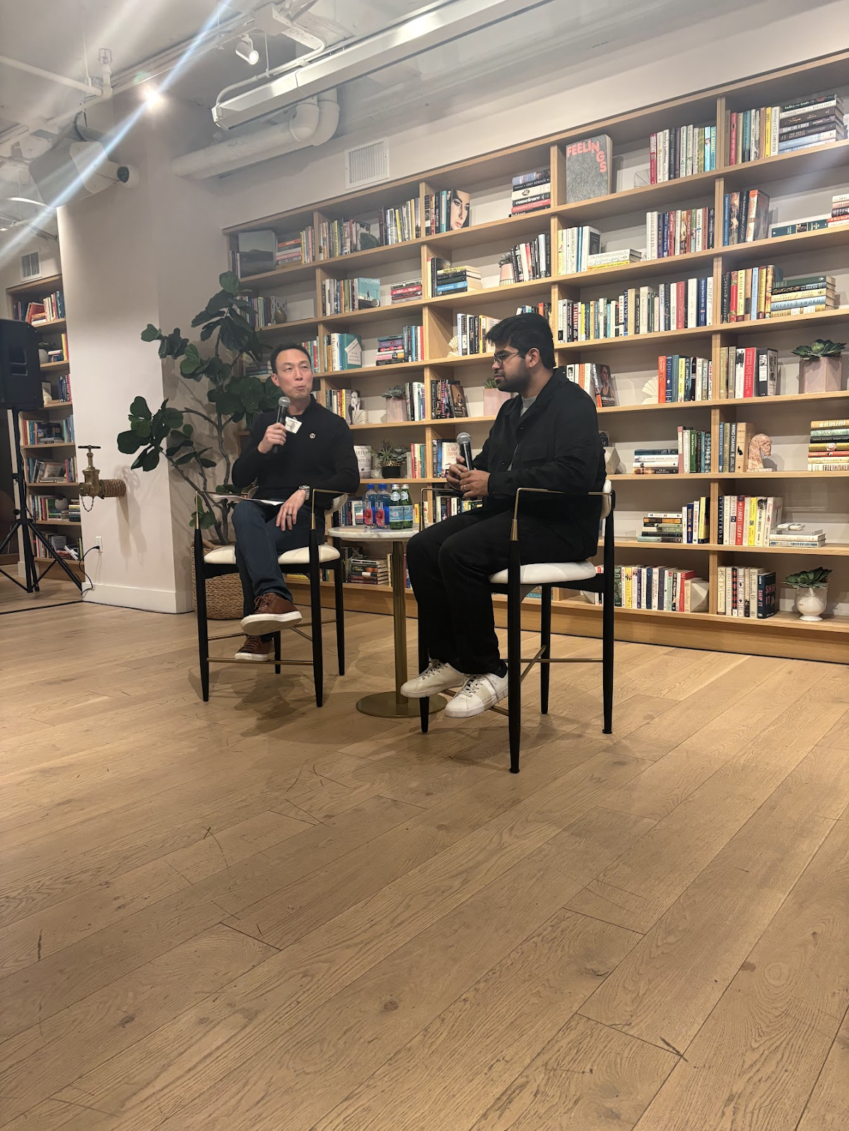 Aravind Srinivas at a fireside chat in San Francisco