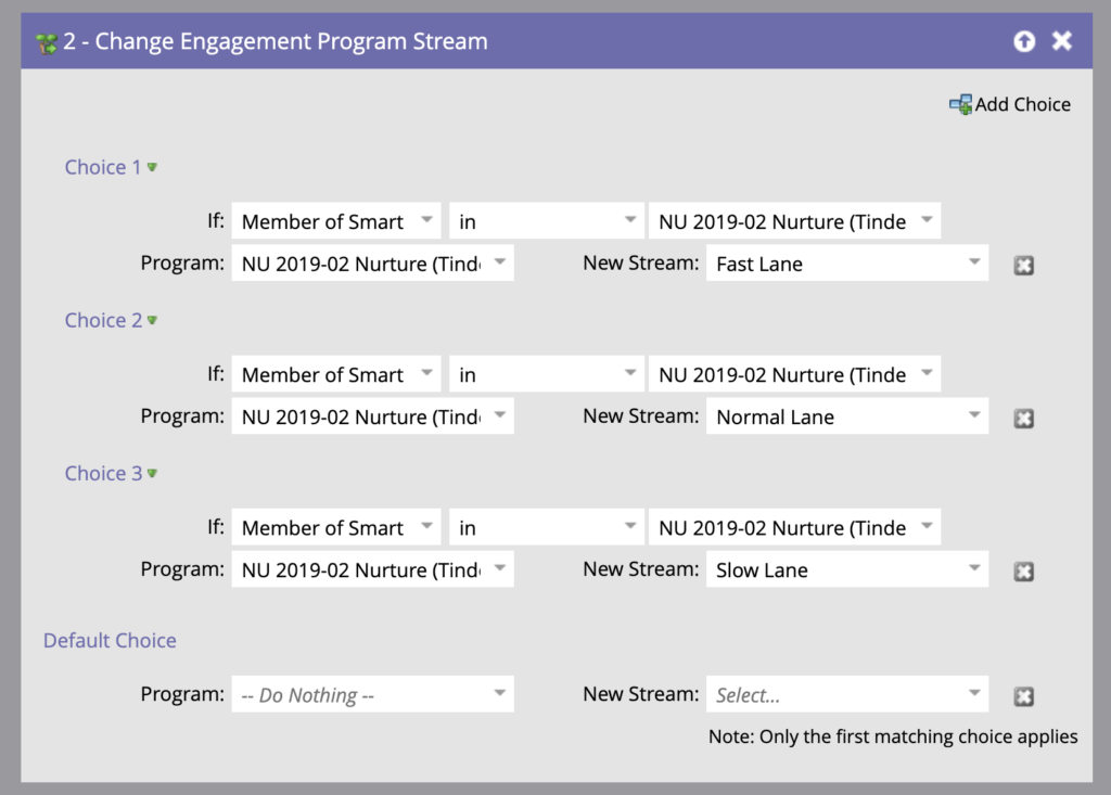 Image screenshot on Change Engagement Program Stream