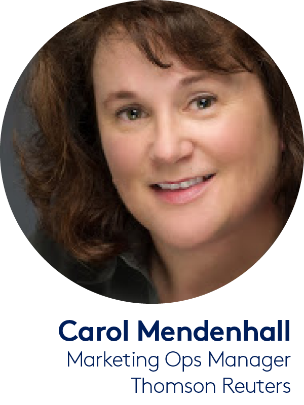 Carol Mendenhall, Marketing Operations Manager at Thomson Reuters