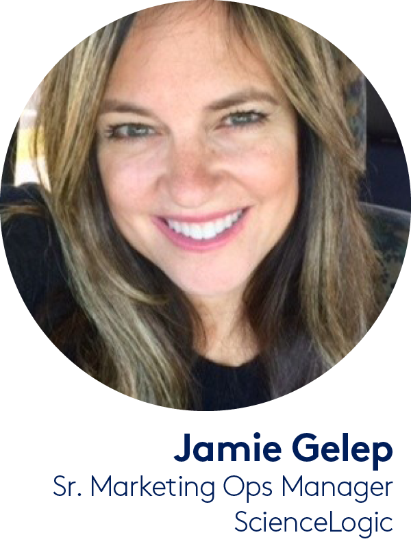 Jamie Gelep, Senior Marketing Operations Manager at ScienceLogic