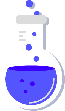 a scientific boiling flask