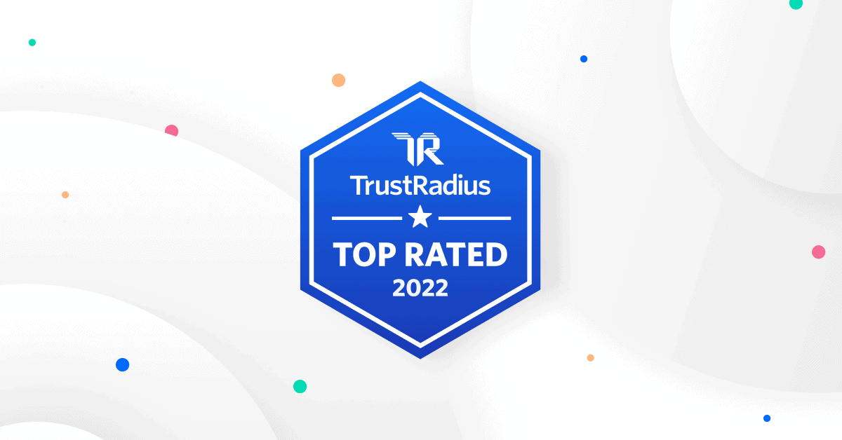 TrustRadius Top Rated Badge 2022