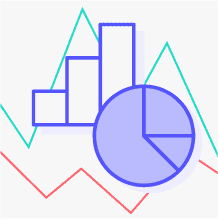 Graph icons showing specifics in how engaged the viewer is.