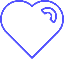 Heart Icon Blue