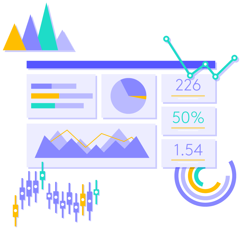 A graphic representation of PathFactory's data of your content and site.