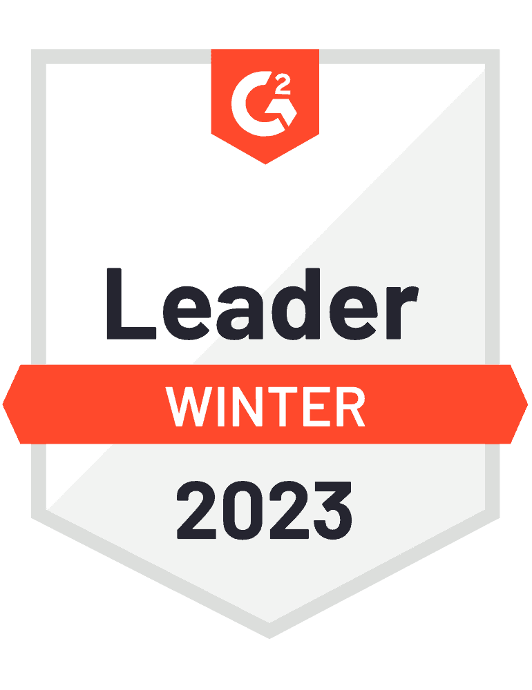 G2 Crowd Winter Leader 2023 Badge