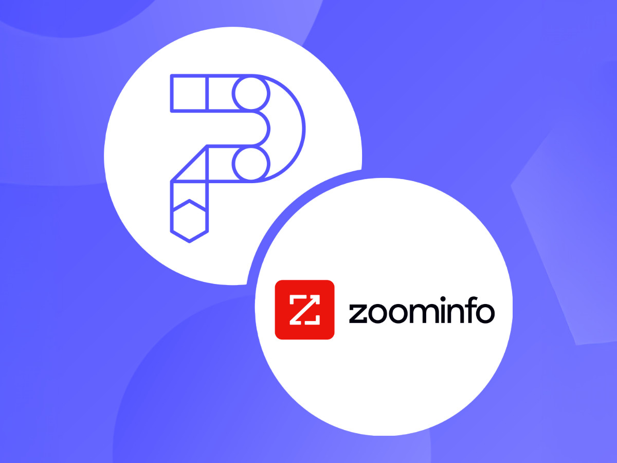 ZoomInfo and PathFactory logo lockup